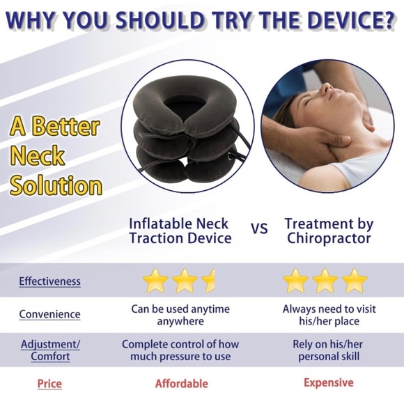 Cervical Neck Traction Device/BLUE - Picture 3 of 14